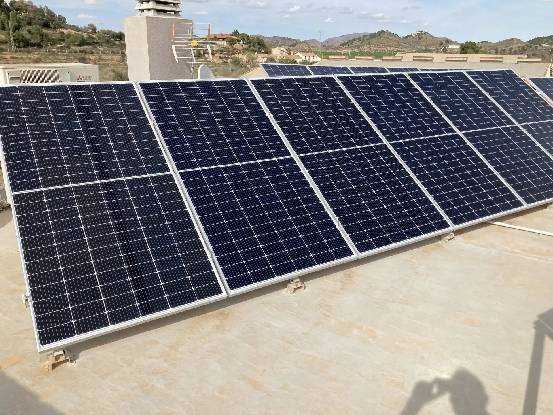 estructura placa solar